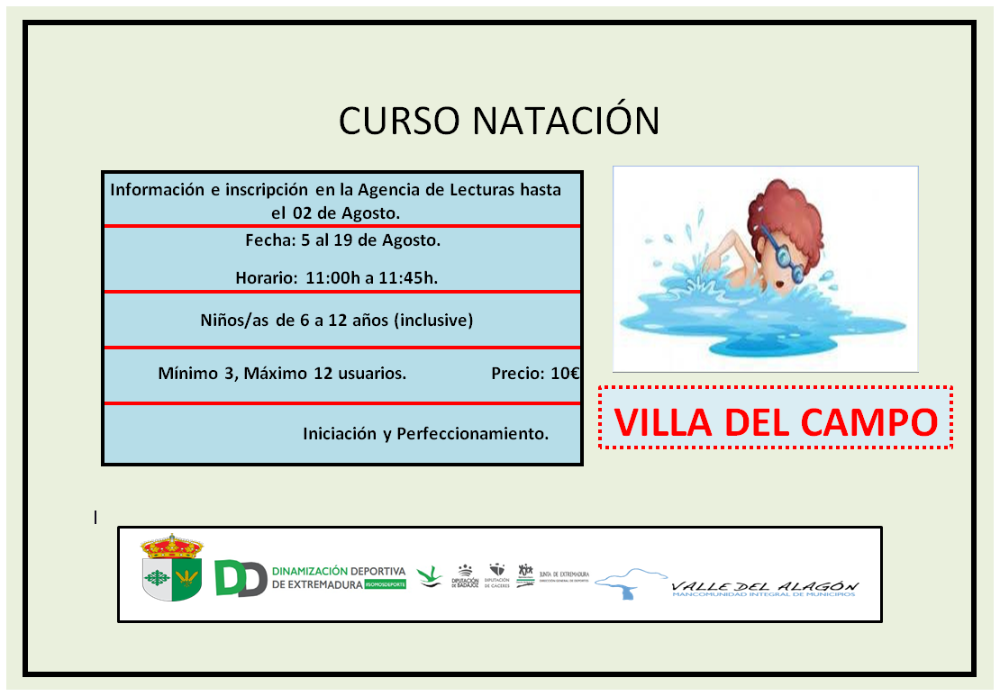 Imagen CURSO NATACIÓN