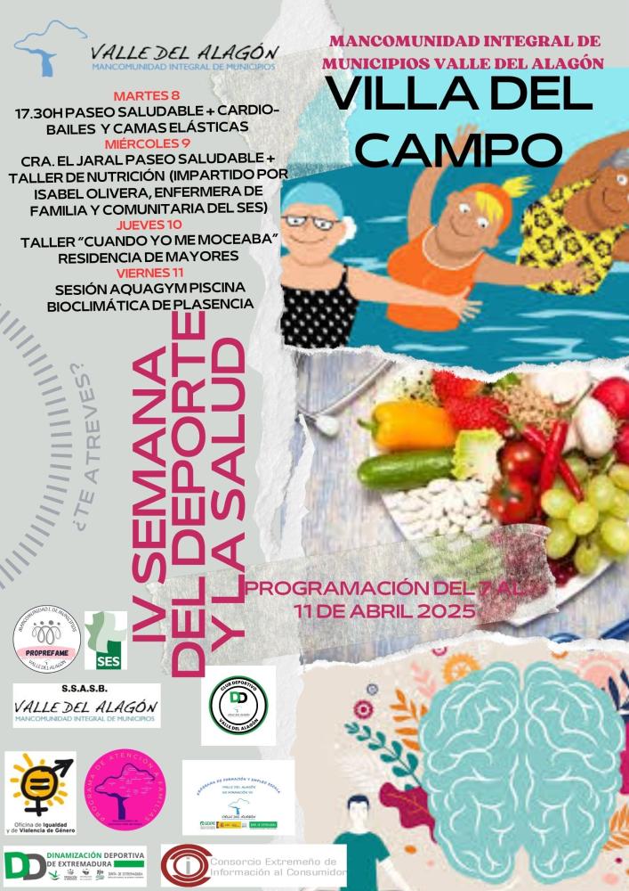 Imagen PROGRAMACIÓN IV SEMANA DEL DEPORTE Y SALUD.