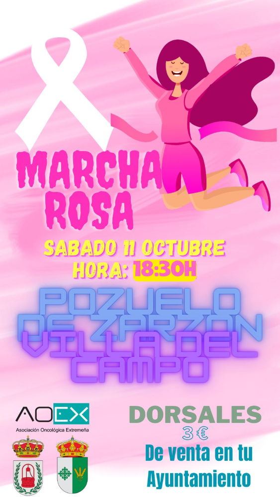 Imagen MARCHA ROSA 2025 ( CAMBIO DE HORA)