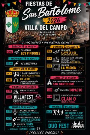 Imagen PROGRAMA FIESTAS SAN BARTOLOMÉ 2026